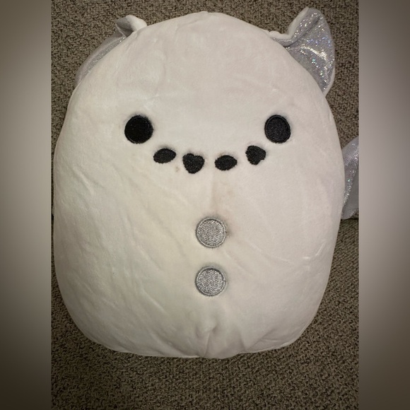 🇺🇸 8" SNOWMAN ⛄️ EMILY BAT SQUISHMALLOW SELECT SERIES With Stains - Picture 7 of 7